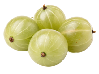 gooseberries isolated on white background |  Fresh Green Gooseberries – Organic Amla Berries for Health and Nutrition