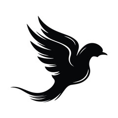 A silhouette of brush icons vector on a white background
