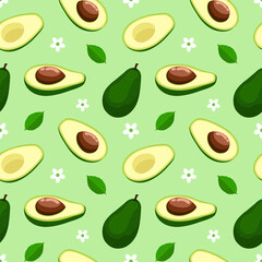 Seamless Summer Fruits Pattern, Backgrounds, Digital Paper