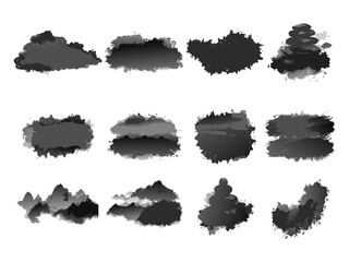 Abstract Ink Wash Designs