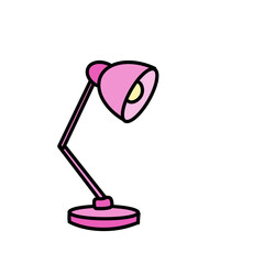 table lamp isolated on white