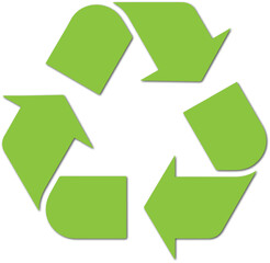 green recycle symbol