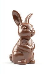 Easter bunny chocolate confection sculpture.
