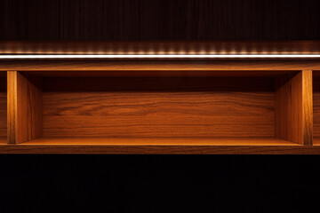 Modern luxury kitchen cabinet fronts made of oak wood veneer as design texture