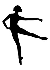 ballet dancer silhouette