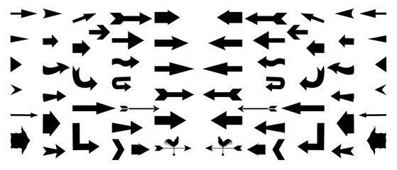  arrow icons including left and right symbols. Modern vector arrows set for navigation, UI design, and web interface use.