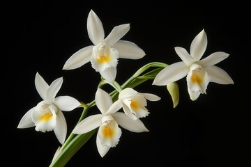 Fototapeta premium high detail image of beautiful orchid macro spring beauty