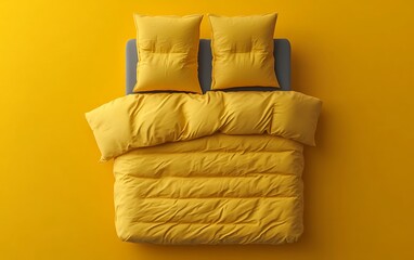 pillows on a bed