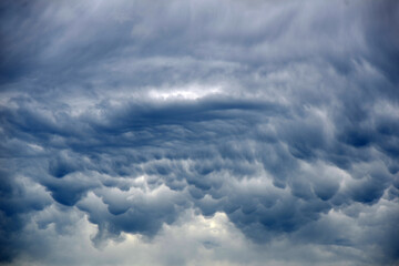 Fascinating cloudscape over Canterbury