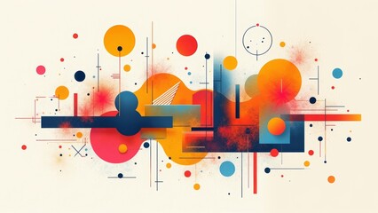 Obraz premium Colorful Element Abstract Design