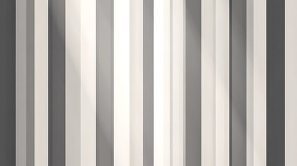 Obraz premium Abstract Grey and White Vertical Stripes Pattern