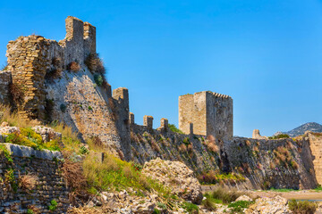 The castle of Methoni in Messinia, Greece
