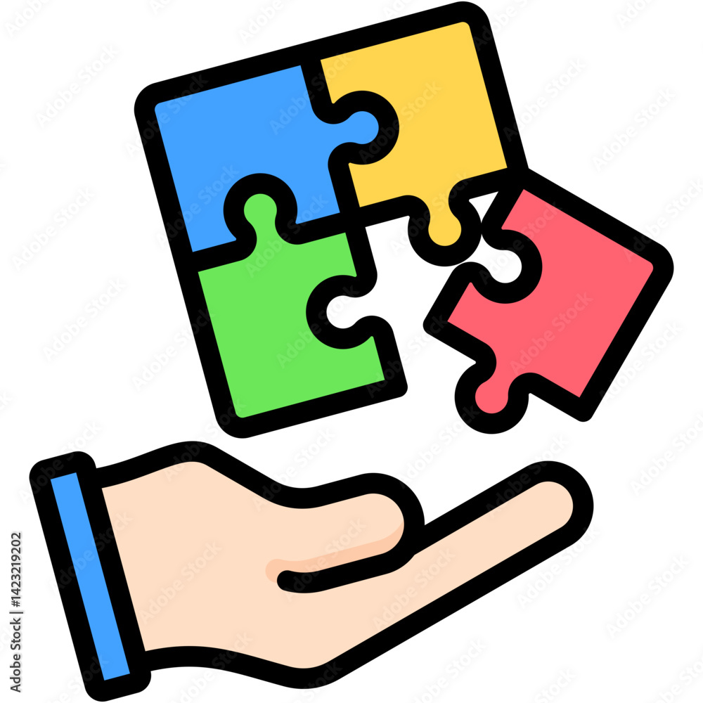 Aufkleber problem solving icon