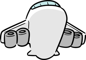 Illustration of airplane
