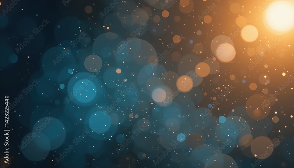 Poster dynamic light bokeh effects abstract photography studio setting soft focus background creative compo