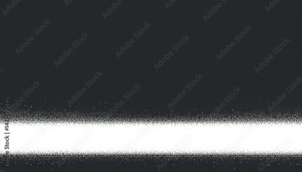 Poster dynamic abstract grayscale image with gradient band digital art contemporary style studio environmen