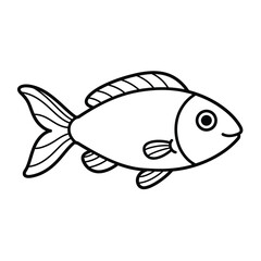 Fish, seafood, sketch. Vintage retro print, seafood salmon fish sketch, sea life, ink pencil style drawing engrave old school sketch, hand drawn. Sketch artwork salmon fish. Vector Illustration