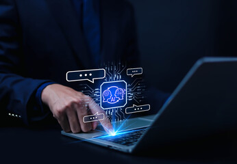 AI Technology Artificial Intelligence Human Interaction with AI Intelligent Robot Technology AI Future Technological Changes Artificial Intelligence Engineering Big Data