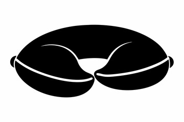 Nursing Pillow Silhouette Vector Illustration