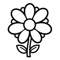 Horizontal white banner or floral backdrop decorated with gorgeous multicolored blooming flowers and leaves border. Spring botanical flat vector illustration on white background