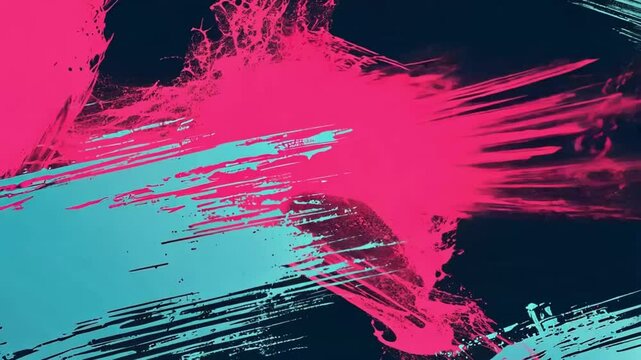 red and blue paint grunge splash