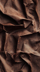 Luxurious bronze fabric draped in elegant folds, shimmering with subtle light, a captivating display of texture and depth.