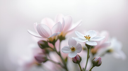 Delicate pink flowers bloom through city pavement cracks, contrasting softly against a rainy, vibrant urban street alive with lights, people, and vehicles in motion ai.

