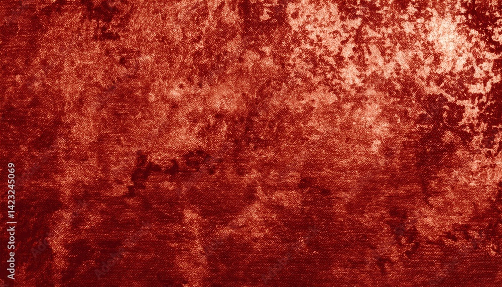 Poster red velvet texture background for halloween design, spooky textures for print media, branding, web d