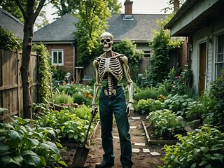 Playful Imagery of Gardening with a Twist