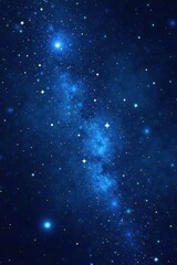 Sparkling starfield against a dark blue velvet background, stars, cosmic