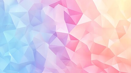 Abstract Pastel Triangular Geometric Design Background