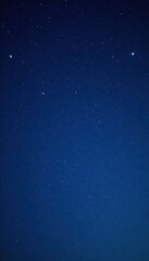 Starry night sky with twinkling stars on a dark blue background, astronomy, black space