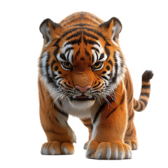 Obraz premium tiger isolated on white