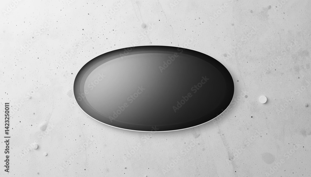 Poster dynamic abstract shape design digital art minimalist style monochrome environment close-up view crea