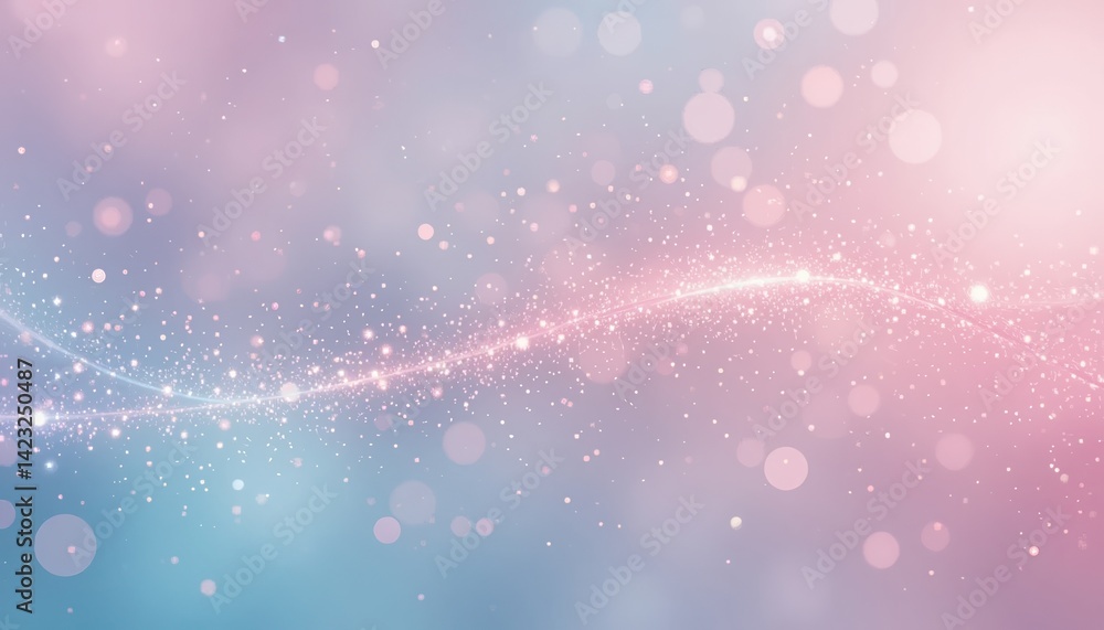 Poster captivating sparkle and glow action abstract background digital art vibrant colors soft focus fantas