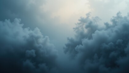 Dramatic cloud formation in the sky nature scene atmospheric conditions serene environment wide-angle view capturing natural beauty