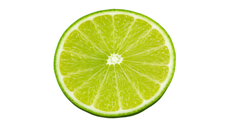 lime on white background