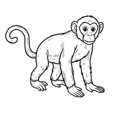 Jungle animals. Cute safari wild mammals. Funny exotic mammal, bird and reptile. Elephant, parrot, lion, crocodile, turtle and palm tree. Kids vector set.