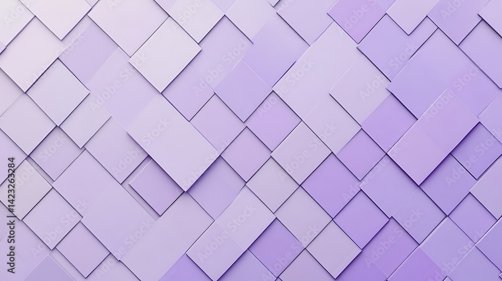 Poster abstract lavender square pattern background design