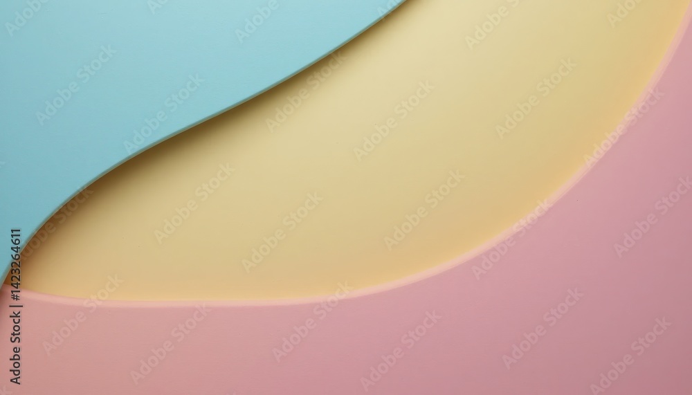 Poster abstract curves and shapes modern art background digital image colorful environment close-up view co