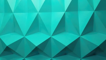 Repeating teal triangles forming abstract design, geometric pattern, backdrop