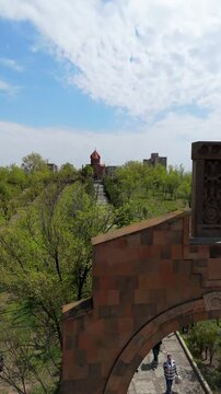 St. Ghazar Church is an Armenian Apostolic church in Metsamor, Armavir province of Armenia with drone