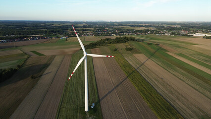 Wind farm with zero emissions technology