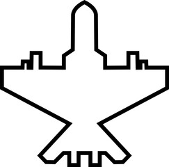 Airplane mood icon aerodrome plane air vector aviation silhouette take outline flight sign. Aviation pictogram. Aircraft concept isolated. different style vector image clip art transparent background