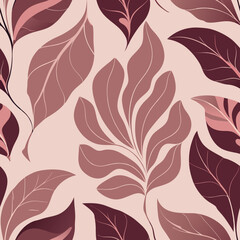 Fototapeta premium soft Floral seamless pattern background