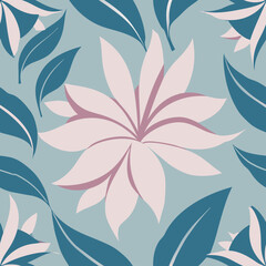 Fototapeta premium soft Floral seamless pattern background