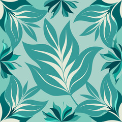 Fototapeta premium soft Floral seamless pattern background