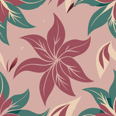 Fototapeta premium soft Floral seamless pattern background