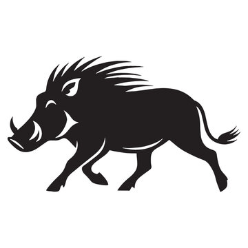 recommend clip art: Detailed warthog silhouette vector with smooth curves for professional logos – warthog silhouette – warthog vector – warthog illustration – silhouette of warthog – warthog icon
                    
                    