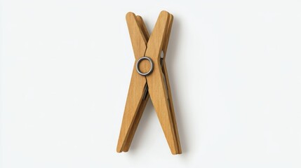Wooden clothespin